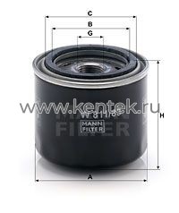 масляный фильтр MANN-FILTER W811/83 MANN-FILTER  - фото, характеристики, описание.