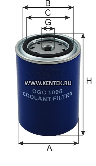 Фильтр охлаждающей жидкости GOODWILL OGC 1095 GOODWILL  - фото, характеристики, описание.