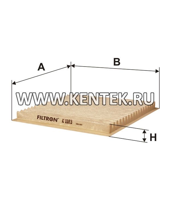 Салонный фильтр FILTRON K1183 FILTRON  - фото, характеристики, описание.