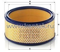 воздушный фильтр MANN-FILTER C2360 MANN-FILTER  - фото, характеристики, описание.