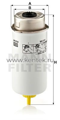 топливный фильтр MANN-FILTER WK8154 MANN-FILTER  - фото, характеристики, описание.