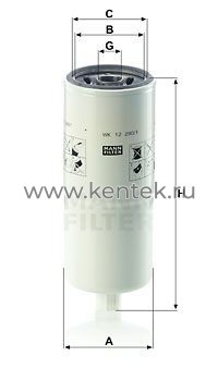 топливный фильтр MANN-FILTER WK12290/1 MANN-FILTER  - фото, характеристики, описание.