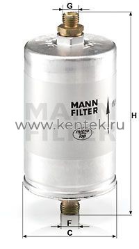 топливный фильтр MANN-FILTER WK726/2 MANN-FILTER  - фото, характеристики, описание.