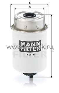 топливный фильтр MANN-FILTER WK8190 MANN-FILTER  - фото, характеристики, описание.