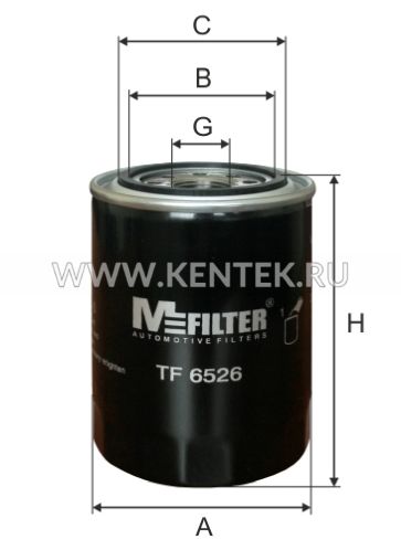 Масляный фильтр MFILTER TF6526 M-FILTER  - фото, характеристики, описание.