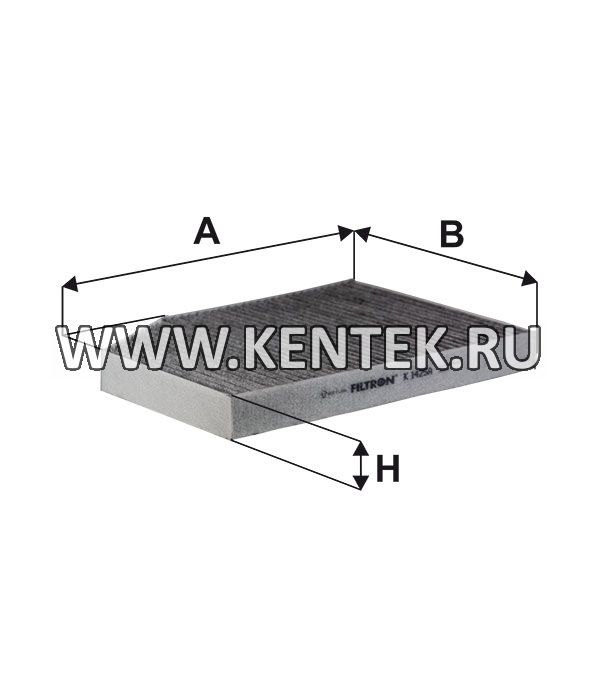 салонный фильтр с активированным углем FILTRON K1425A FILTRON  - фото, характеристики, описание.