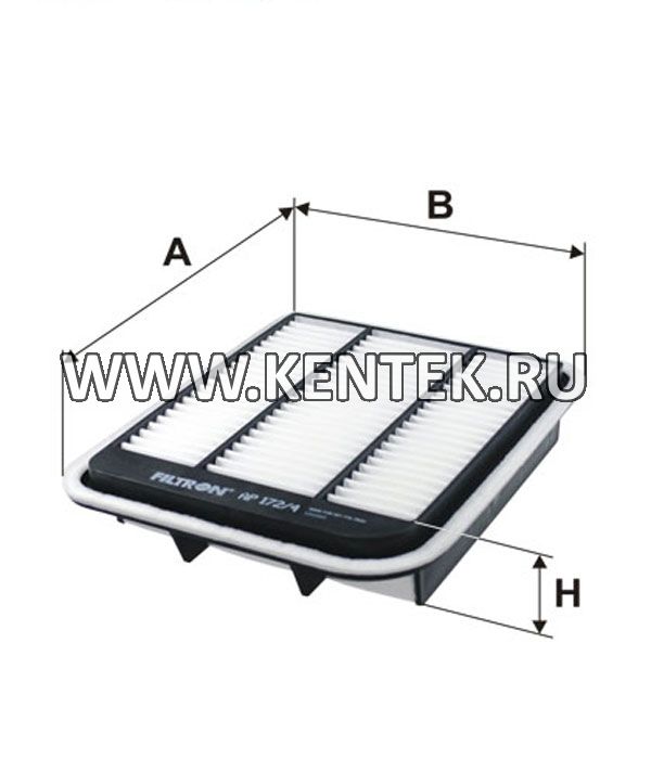 панельный воздушный фильтр FILTRON AP172/4 FILTRON  - фото, характеристики, описание.