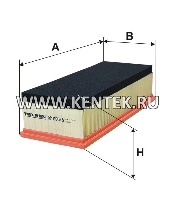 панельный воздушный фильтр FILTRON AP090/8 FILTRON  - фото, характеристики, описание.