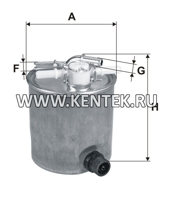 топливный фильтр коробочного типа FILTRON PP857/3 FILTRON  - фото, характеристики, описание.