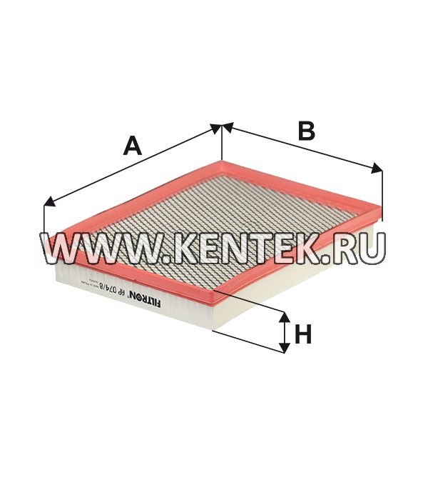 панельный воздушный фильтр FILTRON AP074/8 FILTRON  - фото, характеристики, описание.