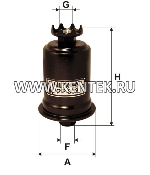 топливный фильтр коробочного типа FILTRON PP863 FILTRON  - фото, характеристики, описание.