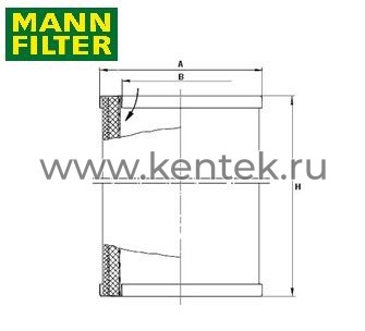 сепаратор воздух-масло MANN-FILTER LE6012 MANN-FILTER  - фото, характеристики, описание.
