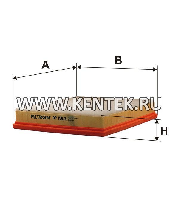 панельный воздушный фильтр FILTRON AP156/1 FILTRON  - фото, характеристики, описание.