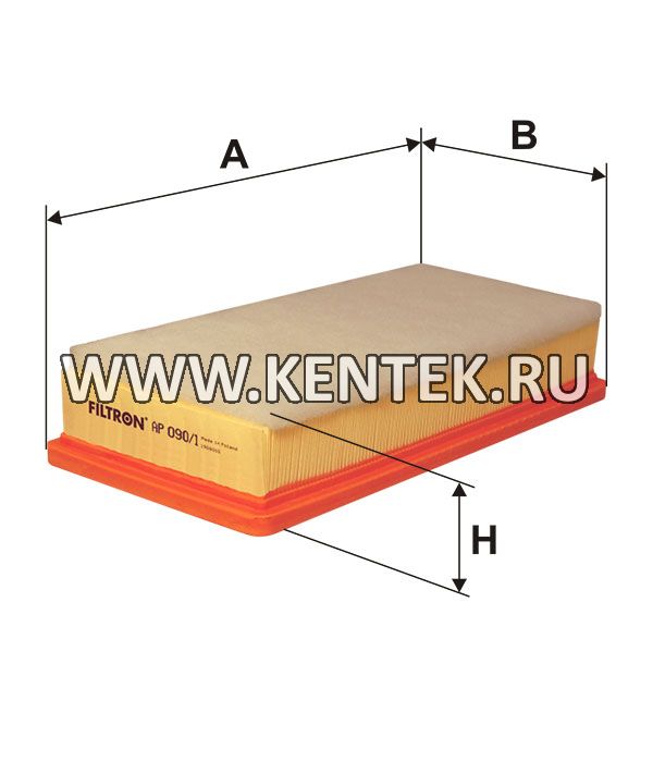 панельный воздушный фильтр FILTRON AP090/1 FILTRON  - фото, характеристики, описание.