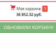 Обновление корзины на сайте