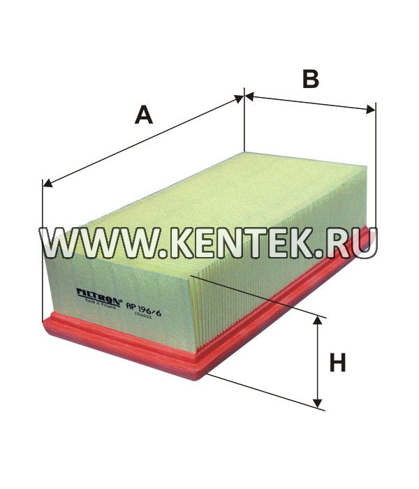 панельный воздушный фильтр FILTRON AP196/6 FILTRON  - фото, характеристики, описание.