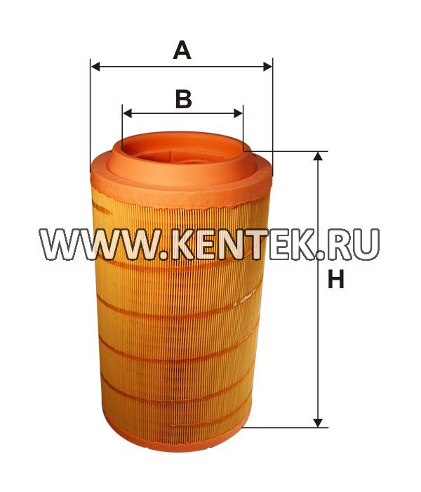 воздушный фильтр с металлическими крышками FILTRON AM446/5 FILTRON  - фото, характеристики, описание.