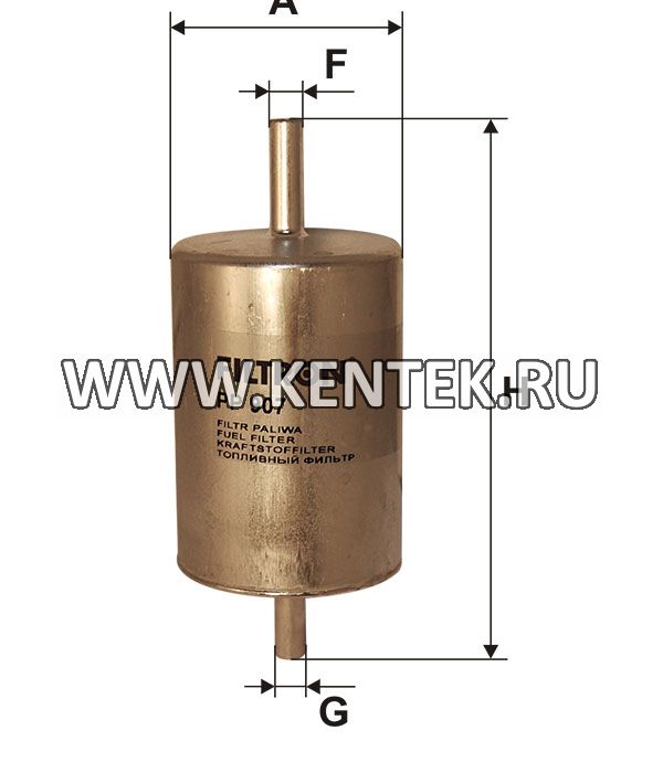 топливный фильтр коробочного типа FILTRON PP907 FILTRON  - фото, характеристики, описание.