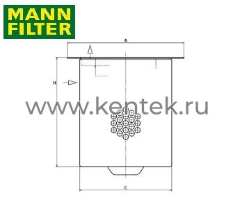 сепаратор воздух-масло MANN-FILTER LE7006x MANN-FILTER  - фото, характеристики, описание.