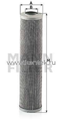 гидравлический фильтр элемент высокого давления MANN-FILTER HD863 MANN-FILTER  - фото, характеристики, описание.