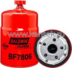 Топливный сепаратор spin-on со сливом Baldwin BF7806 Baldwin  - фото, характеристики, описание.