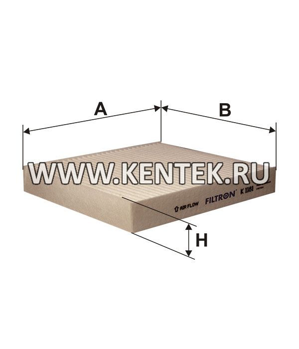 Салонный фильтр FILTRON K1181 FILTRON  - фото, характеристики, описание.