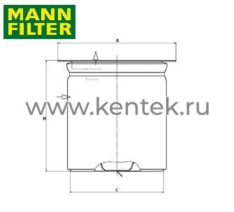 сепаратор воздух-масло MANN-FILTER LE17006 MANN-FILTER  - фото, характеристики, описание.