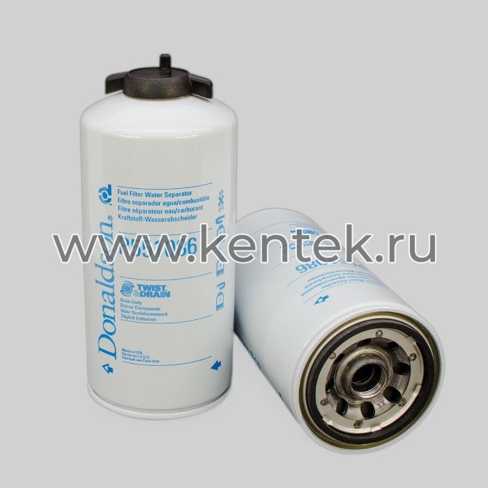 Топливный фильтр, водный сепаратор, навинчиваемый twist&drain Donaldson P551086 Donaldson  - фото, характеристики, описание.