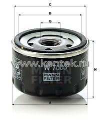 масляный фильтр MANN-FILTER W7003 MANN-FILTER  - фото, характеристики, описание.