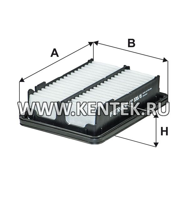 панельный воздушный фильтр FILTRON AP106/6 FILTRON  - фото, характеристики, описание.