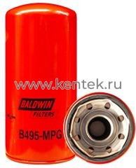 масляный фильтр Spin-on (накручивающийся) Baldwin B495-MPG Baldwin  - фото, характеристики, описание.