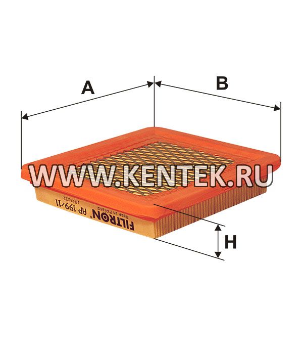 панельный воздушный фильтр FILTRON AP199/11 FILTRON  - фото, характеристики, описание.