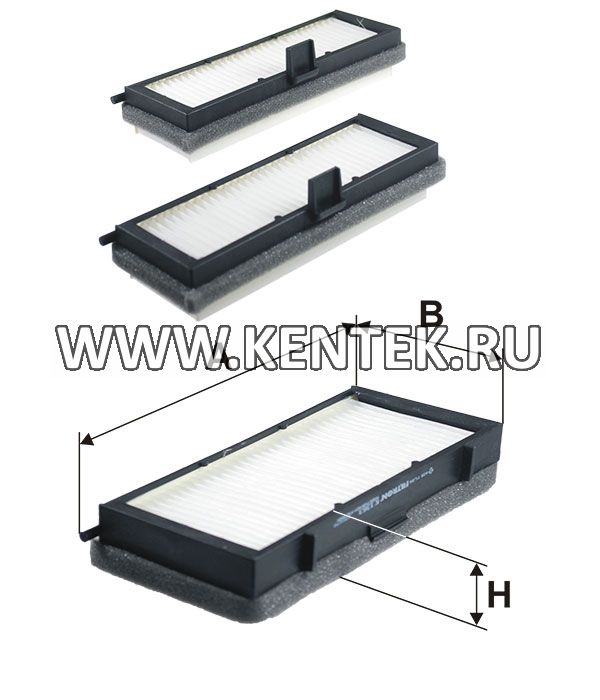 Салонный фильтр FILTRON K1363-3X FILTRON  - фото, характеристики, описание.