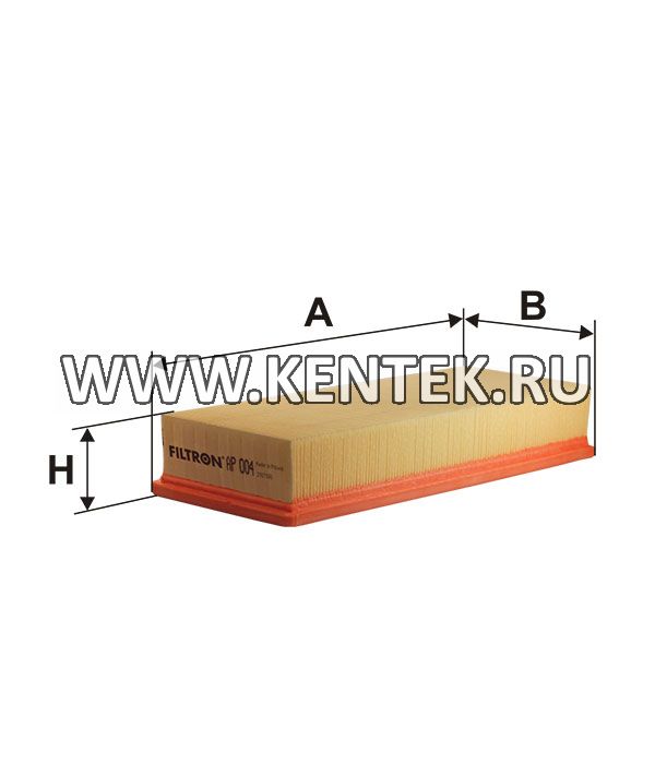 панельный воздушный фильтр FILTRON AP004 FILTRON  - фото, характеристики, описание.