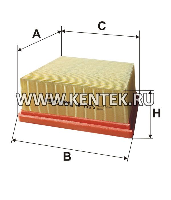 панельный воздушный фильтр FILTRON AP151/5 FILTRON  - фото, характеристики, описание.