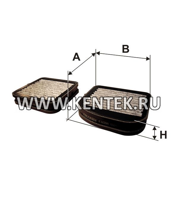 Салонный фильтр FILTRON K1220A-2X FILTRON  - фото, характеристики, описание.