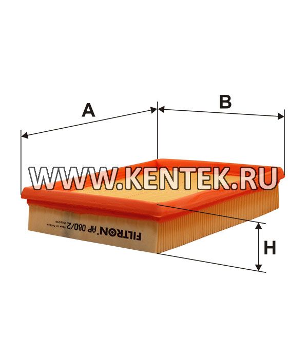 панельный воздушный фильтр FILTRON AP080/2 FILTRON  - фото, характеристики, описание.