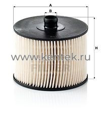 топливный фильтр без метал. частей MANN-FILTER PU1018X MANN-FILTER  - фото, характеристики, описание.