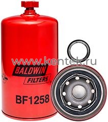 топливный фильтр сепаратор SPIN-ON со сливом Baldwin BF1258 Baldwin  - фото, характеристики, описание.
