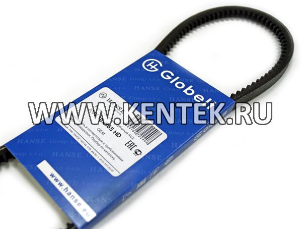 Ремень приводной зубчатый, усиленный GLOBELT AVX10x865 HD GLOBELT  - фото, характеристики, описание.