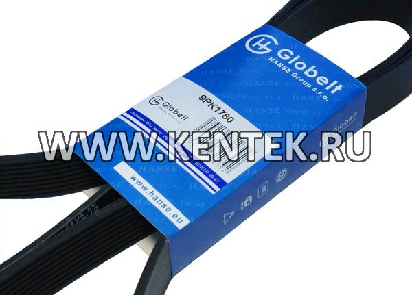 Ремень приводной поликлиновой GLOBELT 9PK1780 GLOBELT  - фото, характеристики, описание.