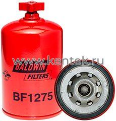 топливный фильтр, Spin-on (накручивающийся) / Drain Baldwin BF1275 Baldwin  - фото, характеристики, описание.