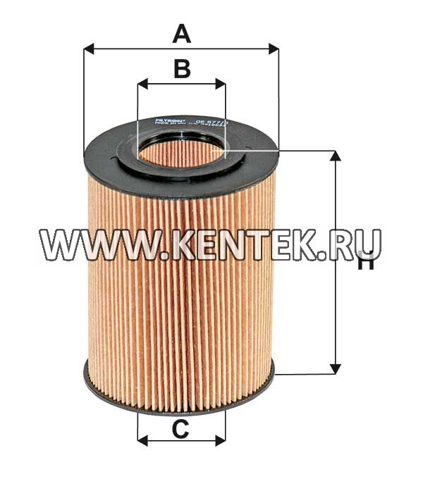 фильтрующий элемент масляного фильтра ECO (с пластиковыми крышками) FILTRON OE677/3 FILTRON  - фото, характеристики, описание.
