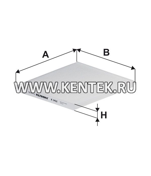 Салонный фильтр FILTRON K1412 FILTRON  - фото, характеристики, описание.