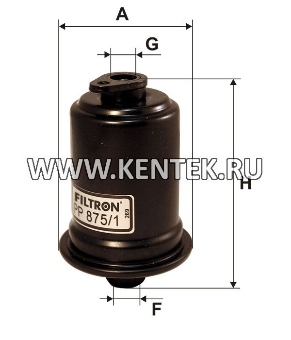 топливный фильтр коробочного типа FILTRON PP875/1 FILTRON  - фото, характеристики, описание.