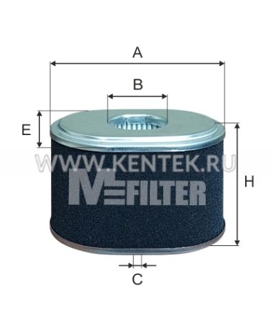Воздушный фильтр MFILTER A8017 M-FILTER  - фото, характеристики, описание.