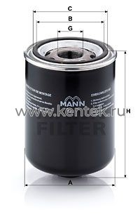 масляный фильтр MANN-FILTER W1374/5 MANN-FILTER  - фото, характеристики, описание.
