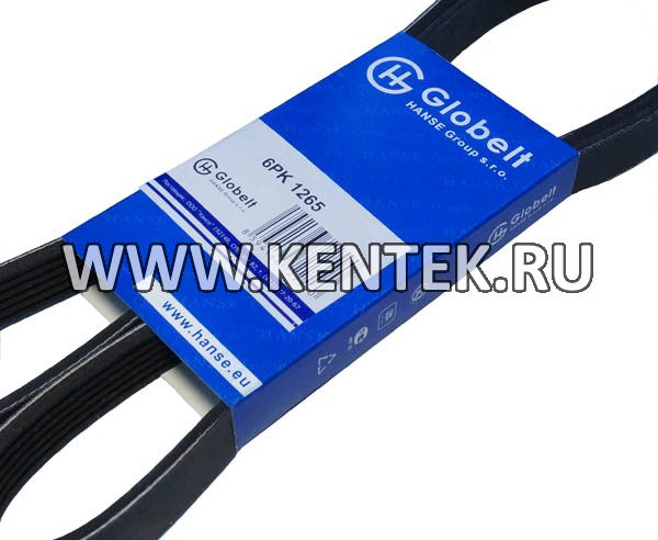 Ремень приводной поликлиновой усиленный GLOBELT 6PK1265 GLOBELT  - фото, характеристики, описание.