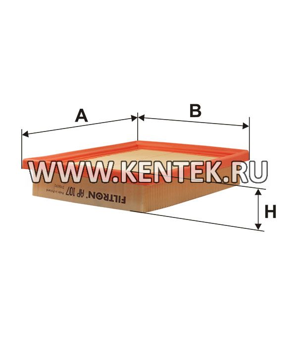 панельный воздушный фильтр FILTRON AP107 FILTRON  - фото, характеристики, описание.