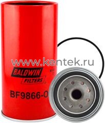 топливный фильтр сепаратор SPIN-ON с портом для колбы Baldwin BF9866-O Baldwin  - фото, характеристики, описание.